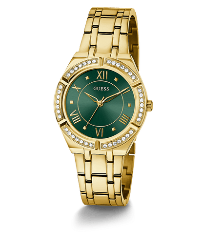 GOLD TONE CASE GOLD TONE STAINLESS STEEL WATCH