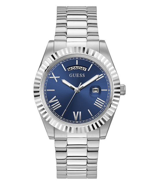 SILVER TONE CASE SILVER TONE STAINLESS STEEL WATCH