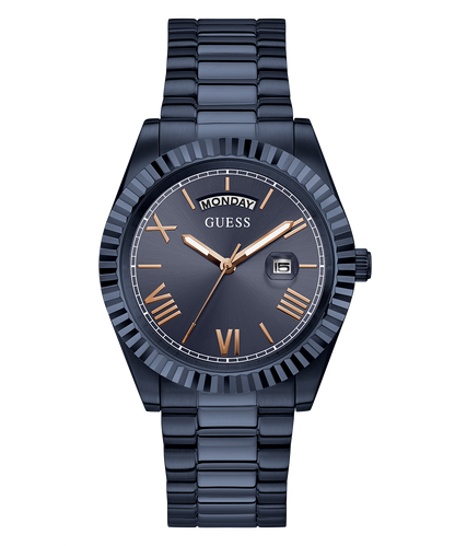 GUESS Mens Navy Day/Date Watch