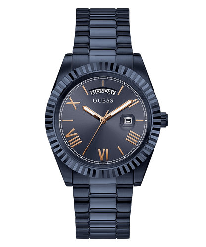 NAVY CASE NAVY STAINLESS STEEL WATCH