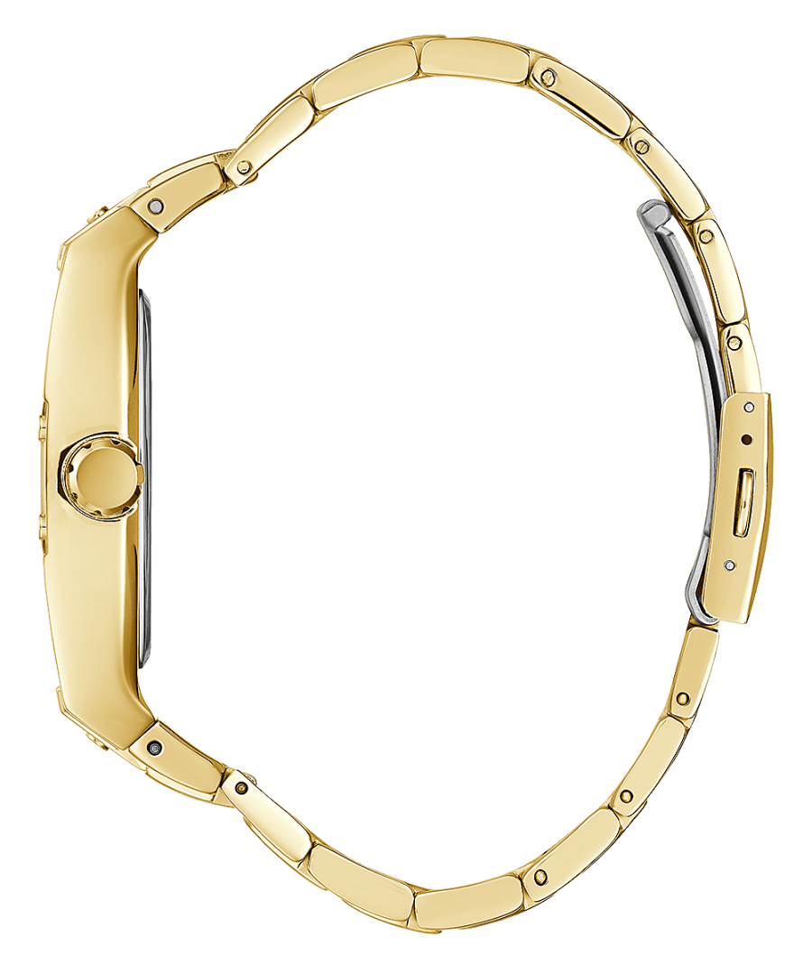 GOLD TONE CASE GOLD TONE STAINLESS STEEL WATCH