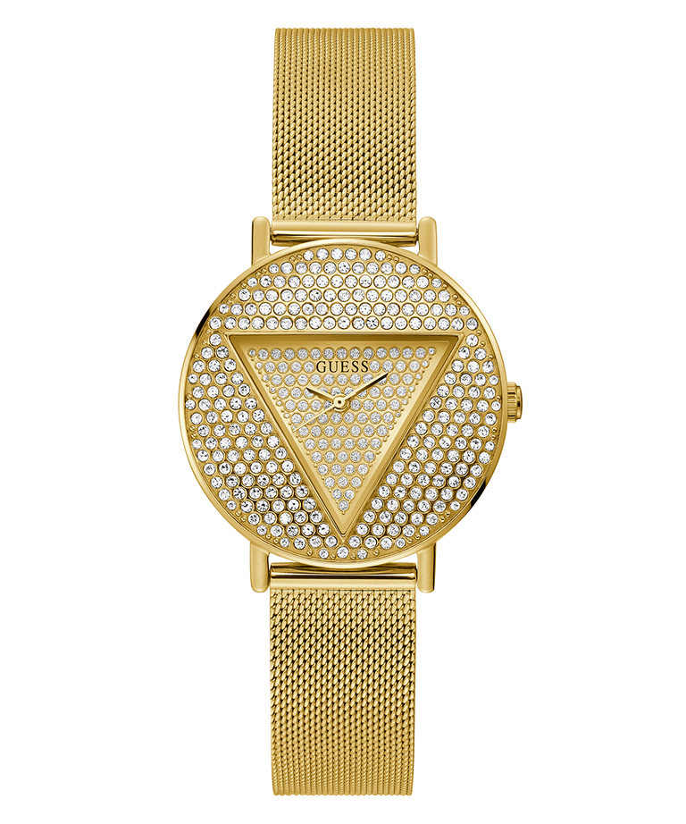 GUESS Ladies Gold Tone Analog Watch-GW0477L2