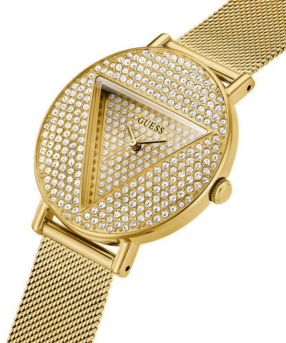 GUESS Ladies Gold Tone Analog Watch-GW0477L2
