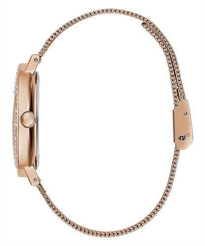 ROSE GOLD TONE CASE ROSE GOLD TONE STAINLESS STEEL/MESH WATCH