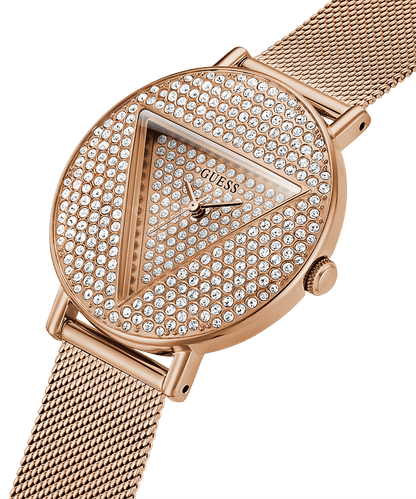 ROSE GOLD TONE CASE ROSE GOLD TONE STAINLESS STEEL/MESH WATCH