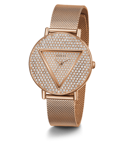 ROSE GOLD TONE CASE ROSE GOLD TONE STAINLESS STEEL/MESH WATCH