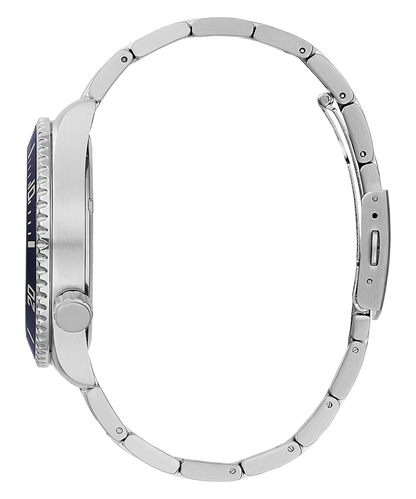 Silver Tone Case Silver Tone Stainless Steel Watch