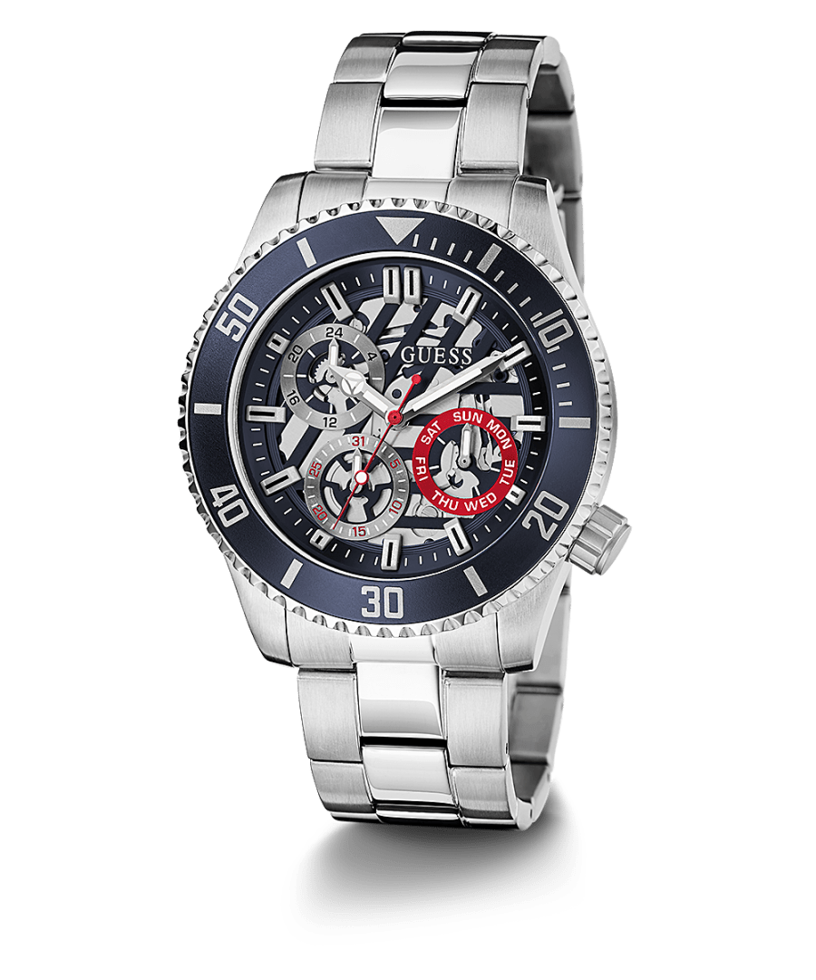 Silver Tone Case Silver Tone Stainless Steel Watch