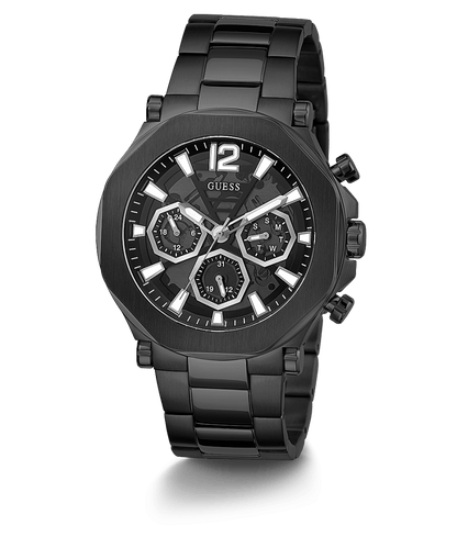 BLACK CASE BLACK STAINLESS STEEL WATCH