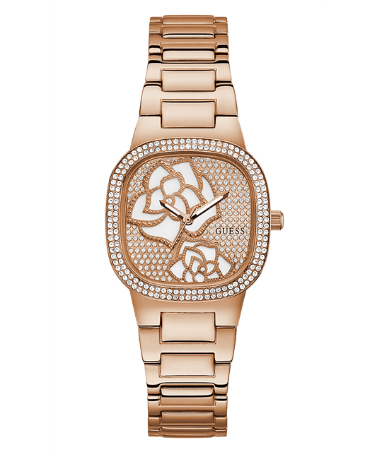 ROSE GOLD TONE CASE ROSE GOLD TONE STAINLESS STEEL WATCH