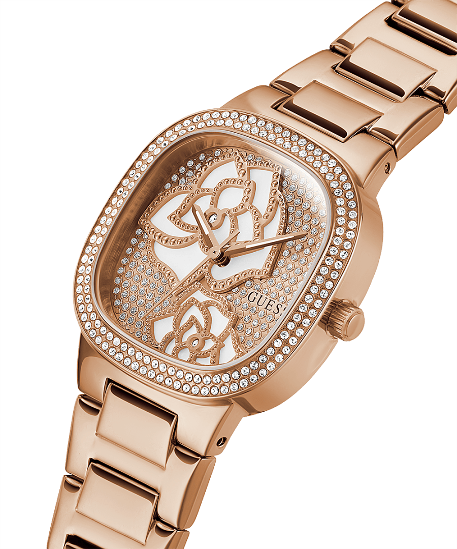 ROSE GOLD TONE CASE ROSE GOLD TONE STAINLESS STEEL WATCH