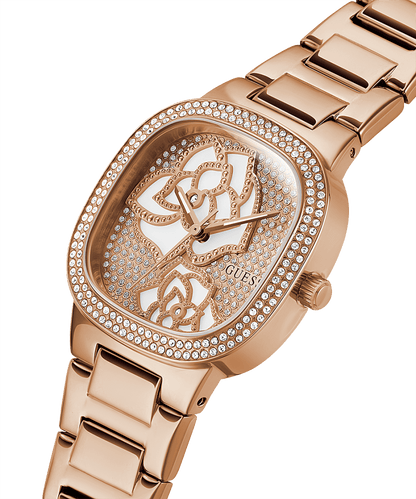 ROSE GOLD TONE CASE ROSE GOLD TONE STAINLESS STEEL WATCH
