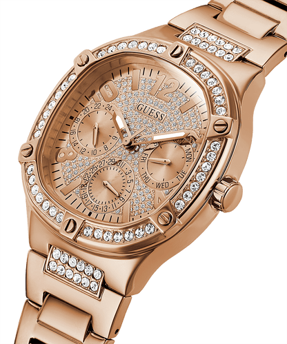 ROSE GOLD TONE CASE ROSE GOLD TONE STAINLESS STEEL WATCH
