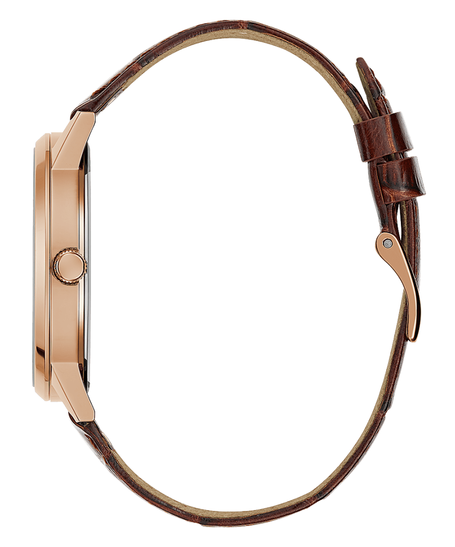 COFFEE CASE BROWN LEATHER WATCH