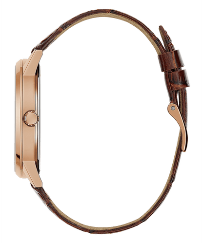 COFFEE CASE BROWN LEATHER WATCH