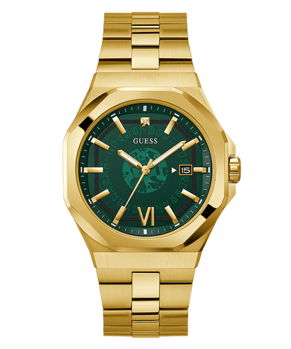 GOLD TONE CASE GOLD TONE STAINLESS STEEL WATCH