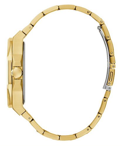 GOLD TONE CASE GOLD TONE STAINLESS STEEL WATCH