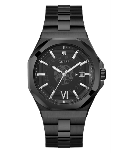 Black Case Black Stainless Steel Watch