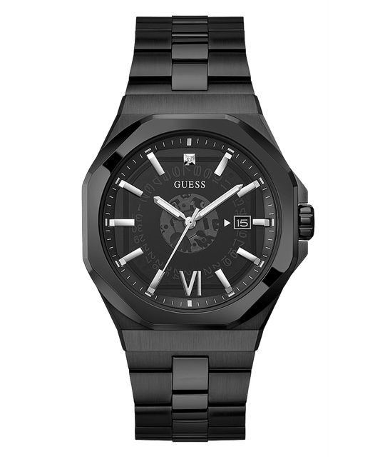 Black Case Black Stainless Steel Watch