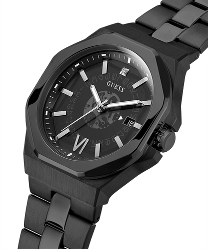 Black Case Black Stainless Steel Watch