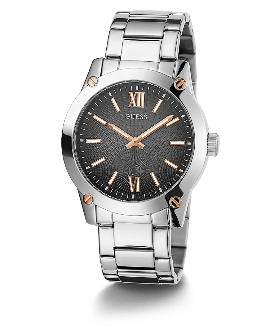 SILVER TONE CASE SILVER TONE STAINLESS STEEL WATCH