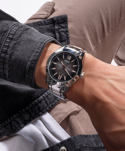 SILVER TONE CASE SILVER TONE STAINLESS STEEL WATCH