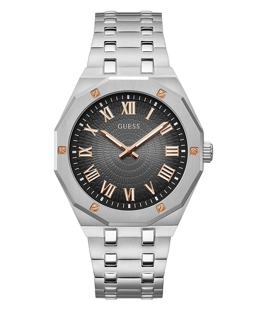 Silver Case Silver Tone Stainless Steel Watch