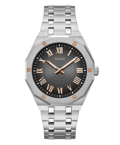 Silver Case Silver Tone Stainless Steel Watch