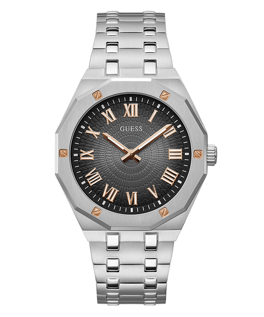 Silver Case Silver Tone Stainless Steel Watch