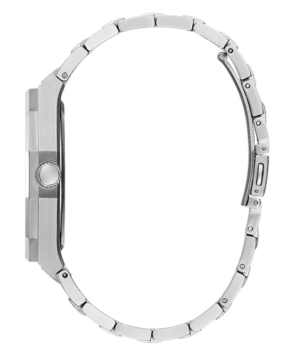 Silver Case Silver Tone Stainless Steel Watch
