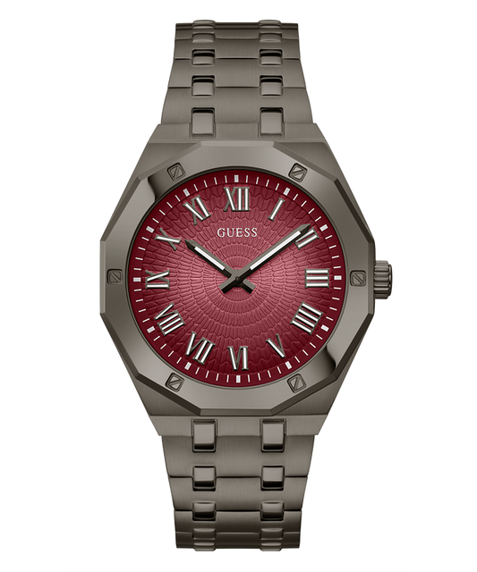 GUESS Mens Gunmetal Analog Watch-GW0575G5