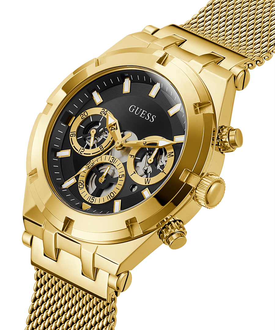 GOLD TONE CASE GOLD TONE MESH WATCH
