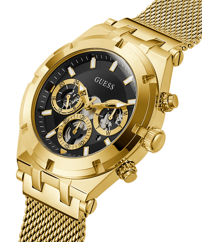 GOLD TONE CASE GOLD TONE MESH WATCH