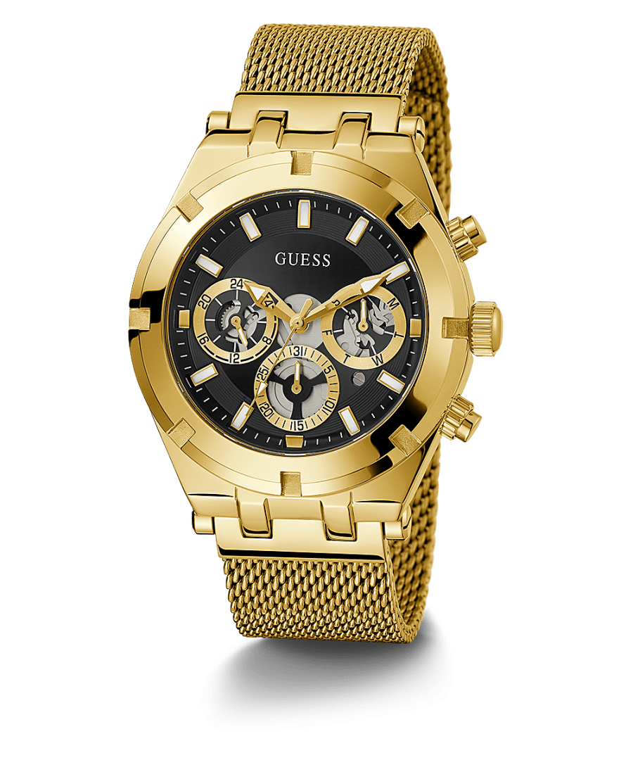 GOLD TONE CASE GOLD TONE MESH WATCH