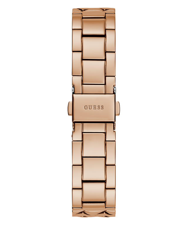 GUESS Ladies Rose Gold Tone Analog Watch-GW0613L3