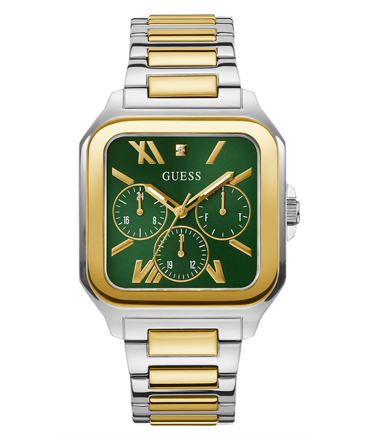 GUESS Mens 2-Tone Multi-function Watch-GW0631G1