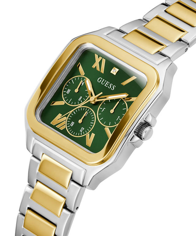 GUESS Mens 2-Tone Multi-function Watch-GW0631G1