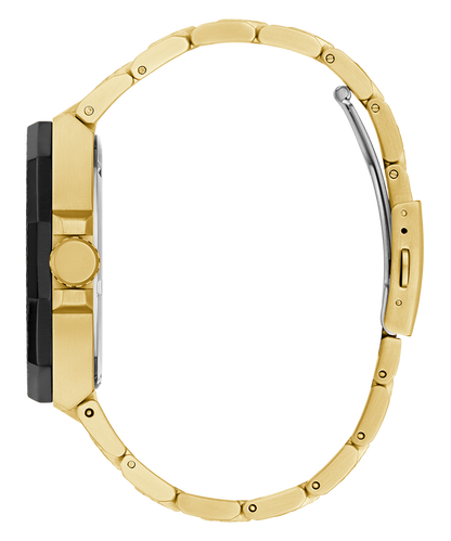 GUESS Mens Gold Tone 2-Tone Multi-function Watch