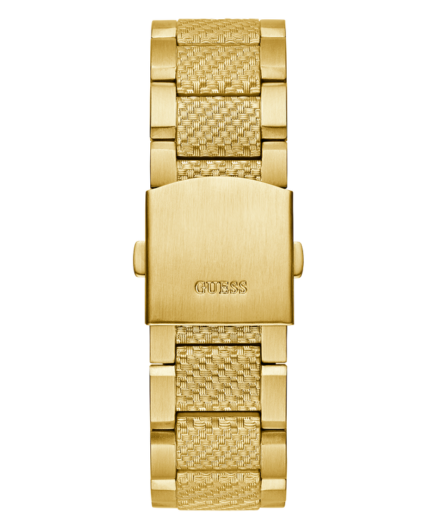 GUESS Mens Gold Tone 2-Tone Multi-function Watch