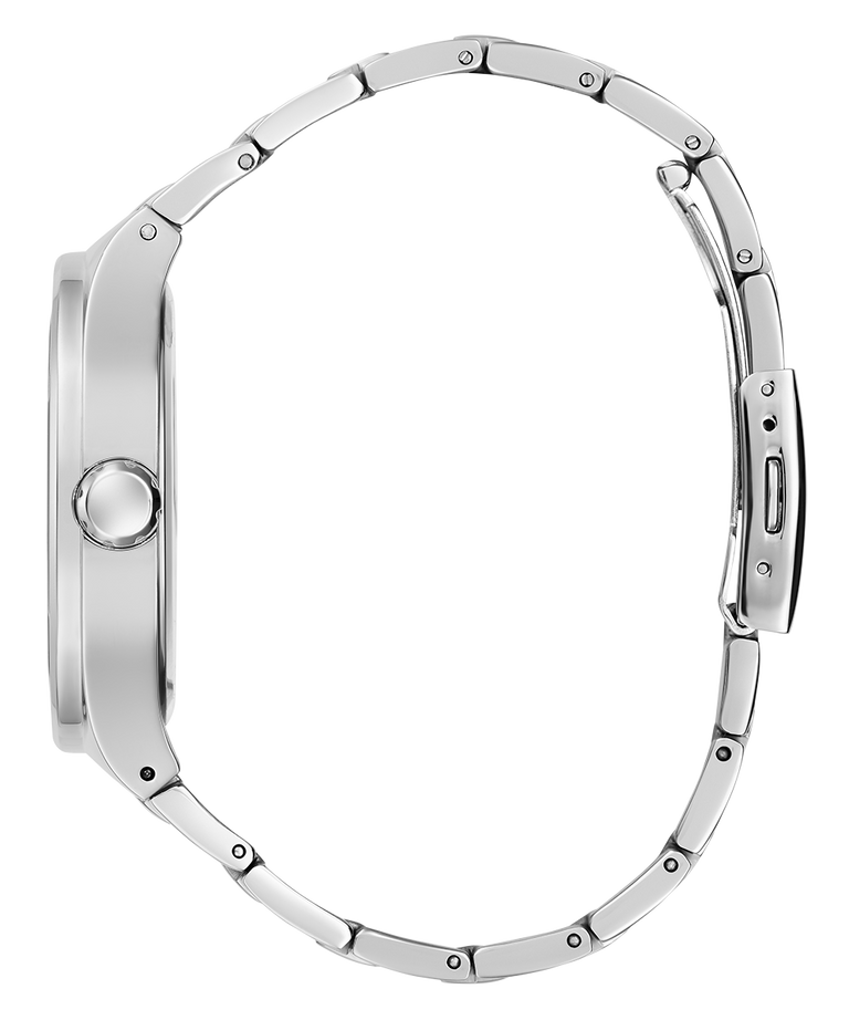 GUESS Mens Silver Tone Analog Watch-GW0662G1