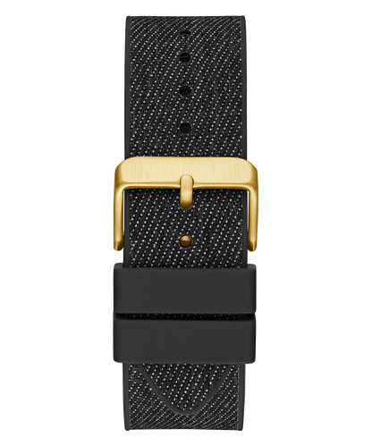 Guess Mens Black Gold Tone Multi-function Watch