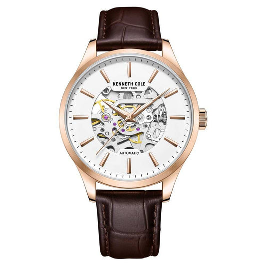 Kenneth Cole White Dial Automatic Watch for Men KCWGE2216901MN