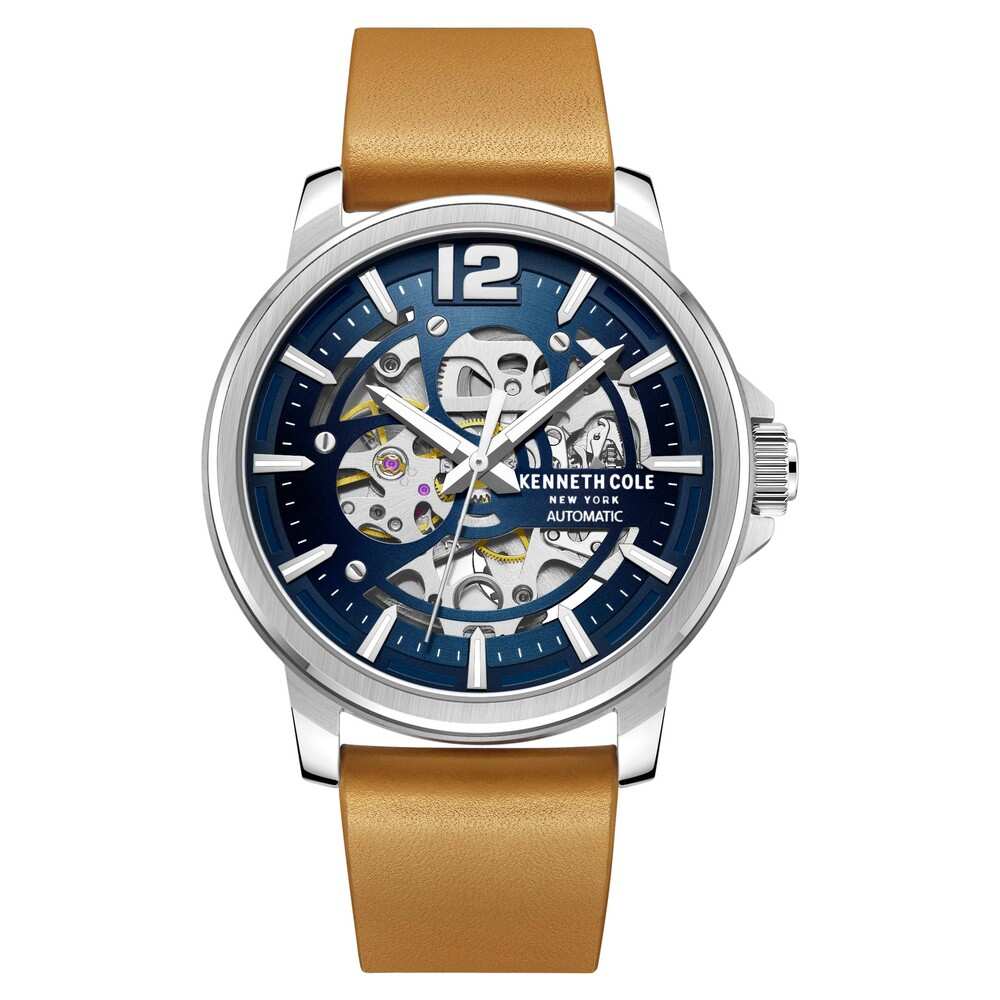 Kenneth Cole Blue Dial Automatic Watch for Men KCWGE2220502MN