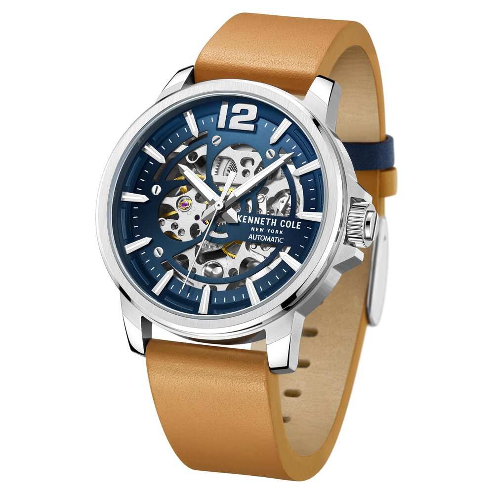 Kenneth Cole Blue Dial Automatic Watch for Men KCWGE2220502MN