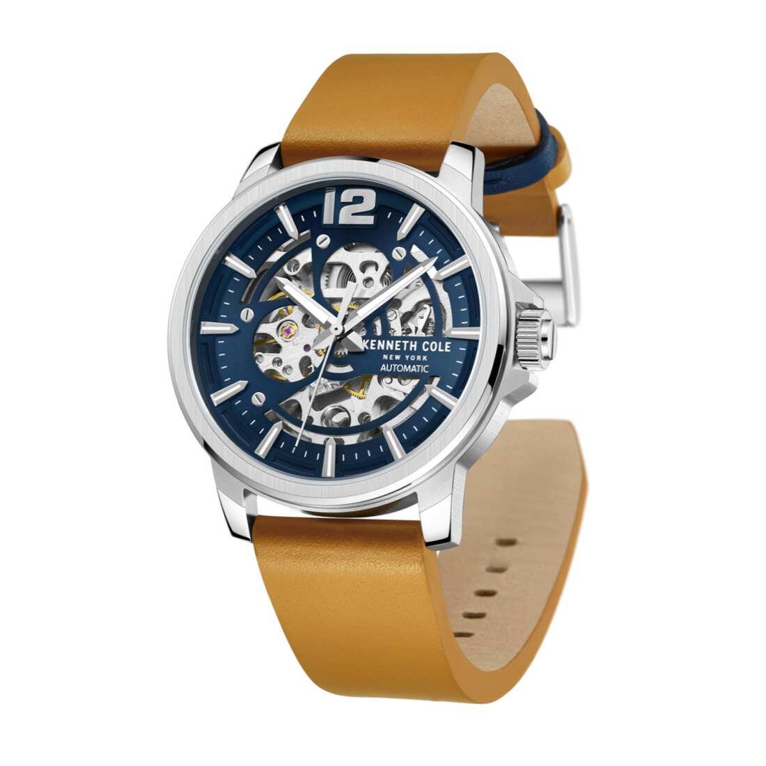 Kenneth Cole Blue Dial Automatic Watch for Men KCWGE2220502MN