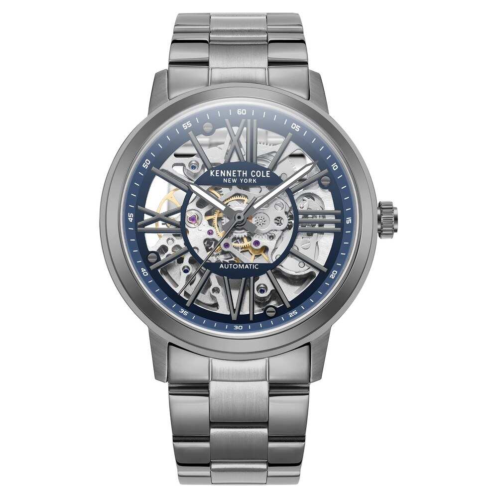 Kenneth Cole Blue Dial Automatic Watch for Men KCWGL2233203MN