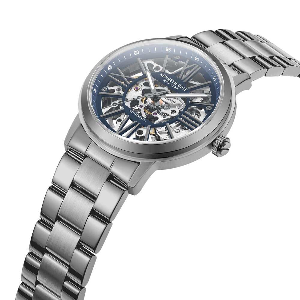 Kenneth Cole Blue Dial Automatic Watch for Men KCWGL2233203MN