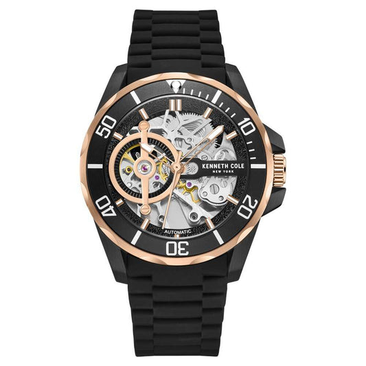 Kenneth Cole Black Dial Automatic Watch for Men KCWGR0012804MN