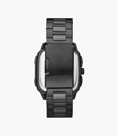 FOSSIL Inscription Automatic Black Stainless Steel Watch ME3238