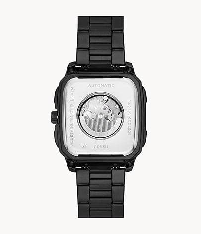 FOSSIL Inscription Automatic Black Stainless Steel Watch ME3238
